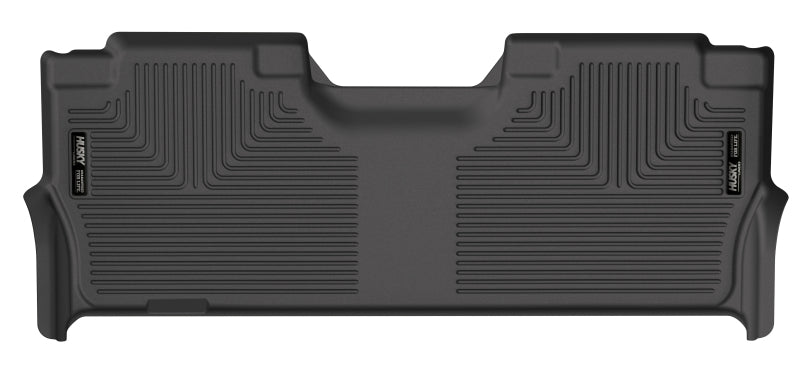 Husky Liners 21-23 Ford F-150 CC SC / 2017 Ford SD CC WeatherBeater Rear Floor Liners - Black Husky Liners Floor Mats - Rubber