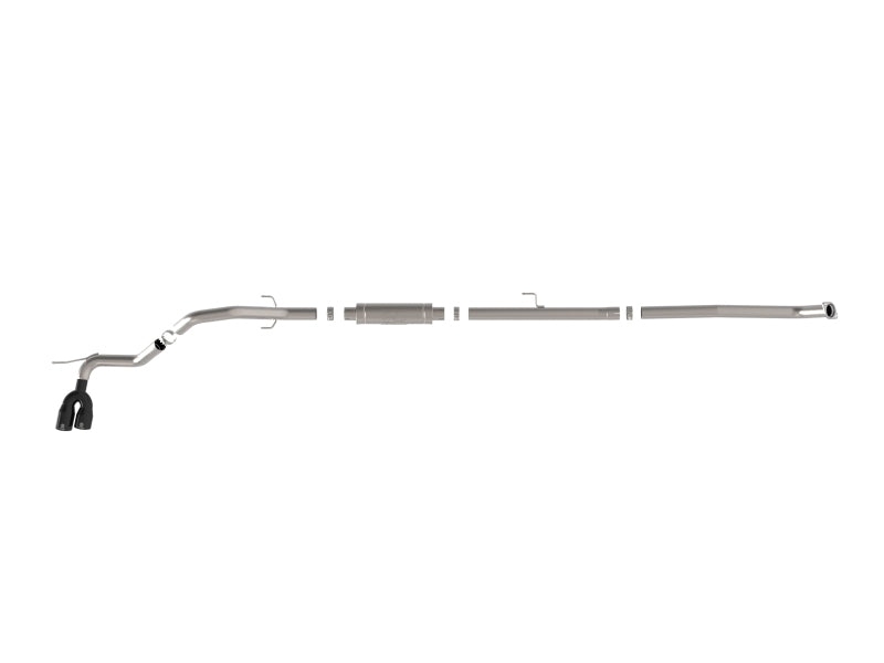 aFe 15-26 Toyota Hilux L4-2.4/2.8L (td) Vulcan Series 3in SS Rear-Side Exit Exhaust w/ Black Tip aFe Catback