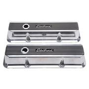 Edelbrock Valve Covers Elite II Ford FE 1958-76 Polished Edelbrock Valve Covers