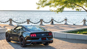 Corsa 2015-2017 Ford Mustang GT 5.0 3in Cat Back Exhaust Black Quad Tips (Xtreme) CORSA Performance Catback