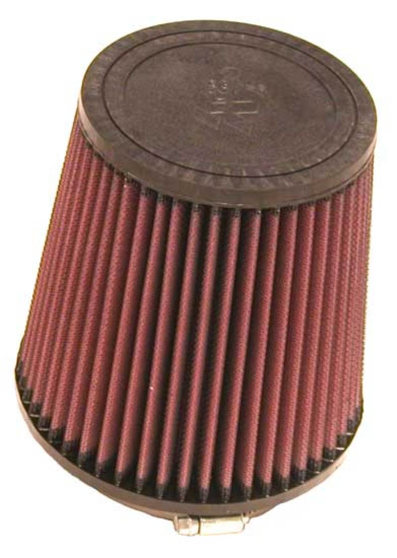 K&N Filter Universal Rubber Filter Round Tapered 4.5in Flange 5.875in Base 4.5 inch Top 6in Height K&N Engineering Air Filters - Universal Fit