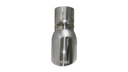 Corsa Single Universal 3.0in Inlet / 4in Outlet Polished Pro-Series Tip Kit CORSA Performance Tips