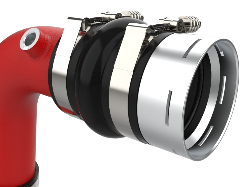 aFe 23-25 Ford F250/F350 Super Duty V8-6.7L BladeRunner Aluminum Hot & Cold Charge Pipe Kit - Red aFe Intercoolers