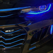 Oracle 16-18 Chevy Camaro RGB+W Headlight DRL Upgrade Kit - ColorSHIFT w/ 2.0 Controller ORACLE Lighting Headlights