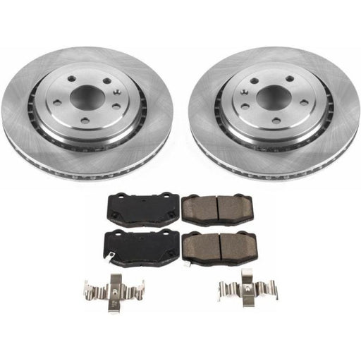 Power Stop 16-18 Cadillac ATS Rear Autospecialty Brake Kit PowerStop Brake Kits - OE