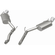 MagnaFlow Axle-Back Stainless Dual Split 4in Polished Tips 10-15 Chevrolet Camaro Convert. 3.6L V6 Magnaflow Axle Back