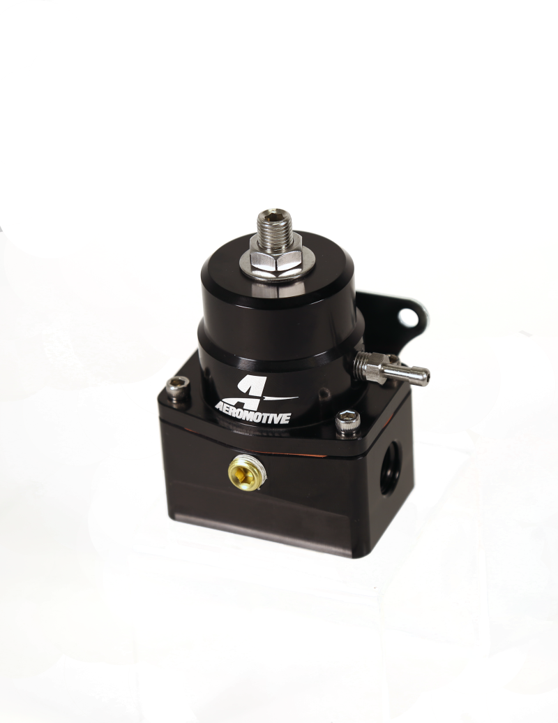 Aeromotive A1000-6 Injected Bypass Adjustable EFI Regulator (2) -6 Inlet/(1) -6 Return - Black Aeromotive Fuel Pressure Regulators