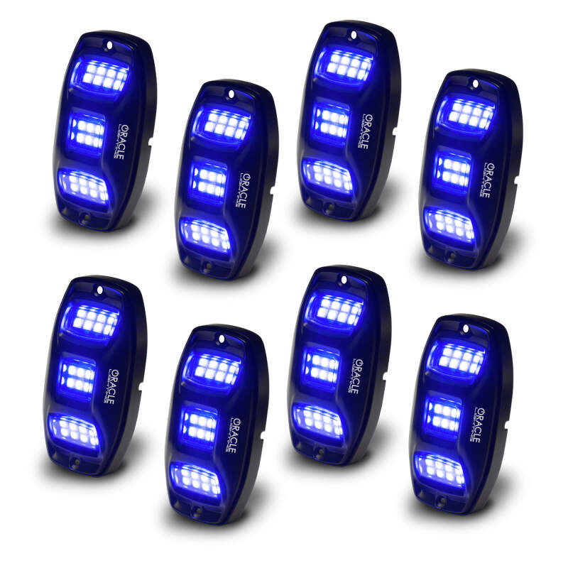 Oracle Underbody RGB+W Wheel Well Rock Light Kit - 8 PCS - ColorSHIFT ORACLE Lighting Light Bars & Cubes