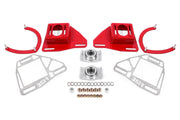BMR Suspension 82-92 Chevy Camaro Caster/Camber Plates w/ Lockout Plates - Red BMR Suspension Shock Mounts & Camber Plates