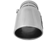 aFe Diesel Exhaust Tip Bolt On Black 5in Inlet x 7in Outlet x 12in - Right aFe Catback