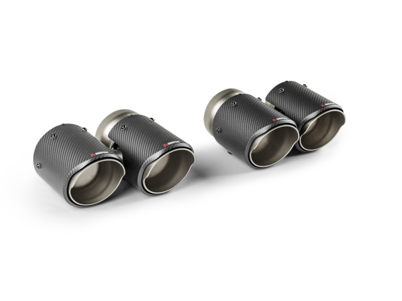 Akrapovic 2024+ BMW M5 (G90,G99) Round Carbon Fiber Tail Pipe Set