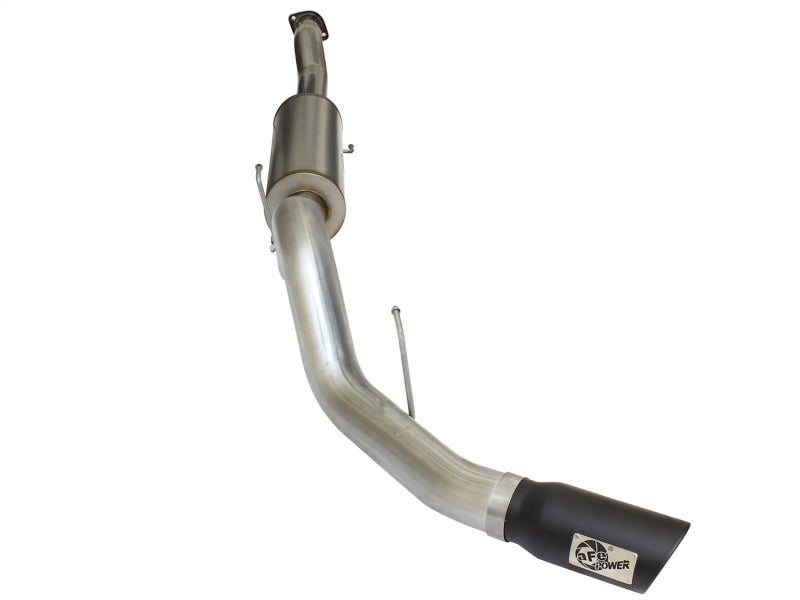aFe MACHForce XP SS Exhaust 4in Cat-Back w/ Black Tip 2015 Ford F-150 EcoBoost V6 2.7/3.5Ltt aFe Catback