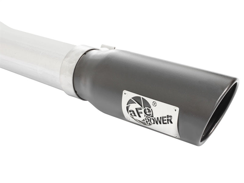 aFe MACHForce XP SS Exhaust 3in to 3.5in Cat-Back w/ Black Tip 15 Ford F-150 EcoBoost V6 2.7/3.5Ltt aFe Catback