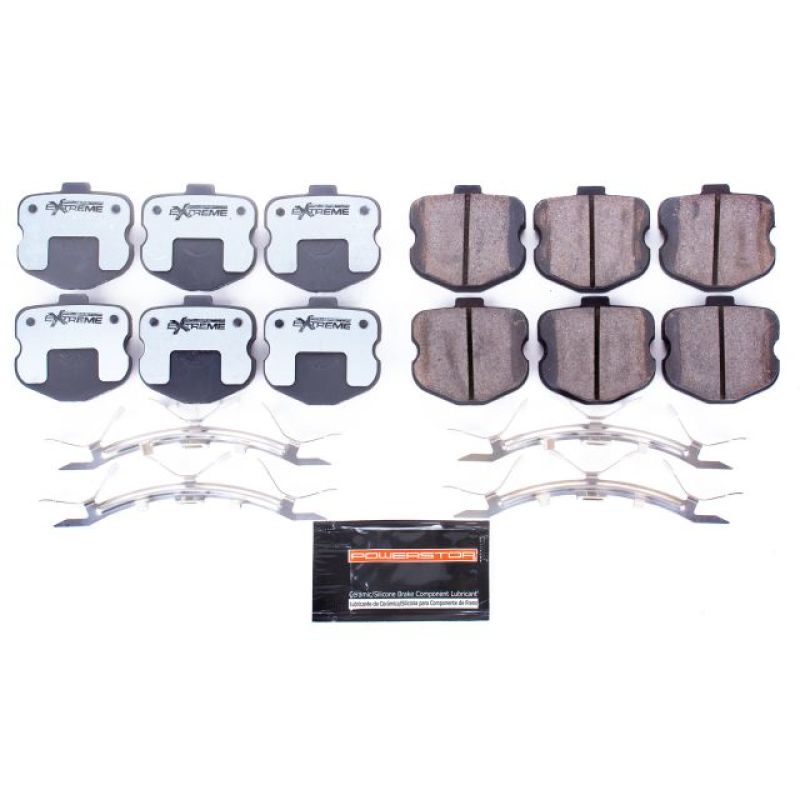 Power Stop 06-13 Chevrolet Corvette Front Z26 Extreme Street Brake Pads w/Hardware PowerStop Brake Pads - Performance