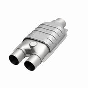 MagnaFlow Conv Univ 2inch Inlet/2.5inch Outlet Dual/Single Oval Shape Magnaflow Catalytic Converter Universal