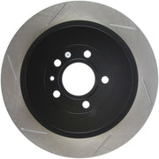 StopTech Premium High Carbon 13-14 Ford Mustang/Shelby GT500 Right Rear Disc Slotted Brake Rotor Stoptech Brake Rotors - Slotted