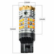 Oracle 7443-CK LED Switchback High Output Can-Bus LED Bulbs - Amber/White Switchback ORACLE Lighting Bulbs