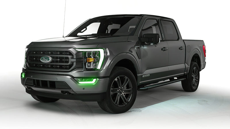 Oracle 21-22 Ford F-150 ColorSHIFT RGB+W Fog Light DRL Upgrade Kit w/ No Controller ORACLE Lighting Headlights