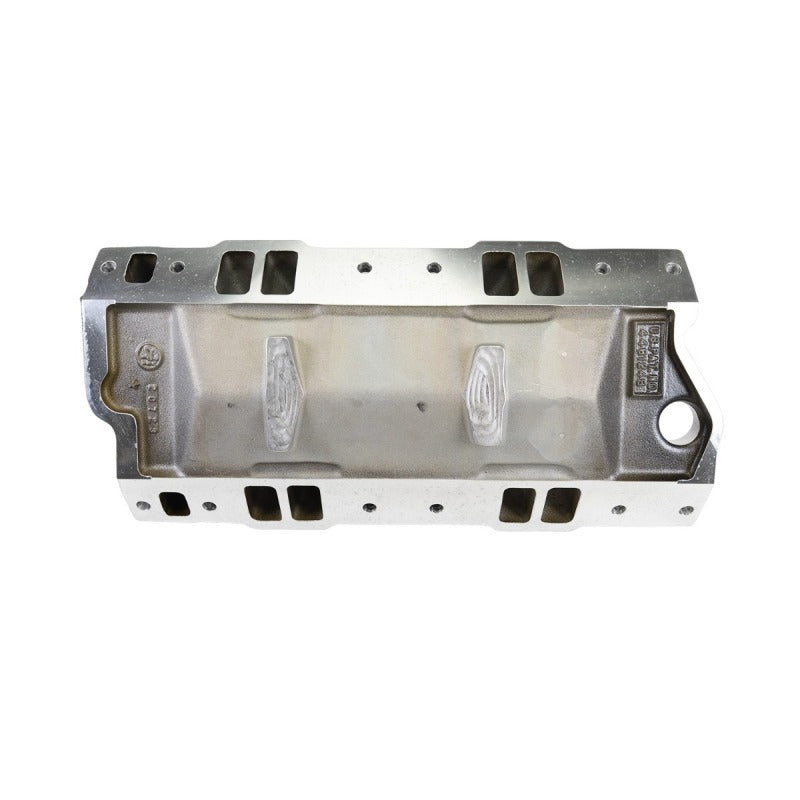Edelbrock Chevy SB Victor Jr. 23 Degree Black Plasma Intake Manifold Edelbrock Intake Manifolds