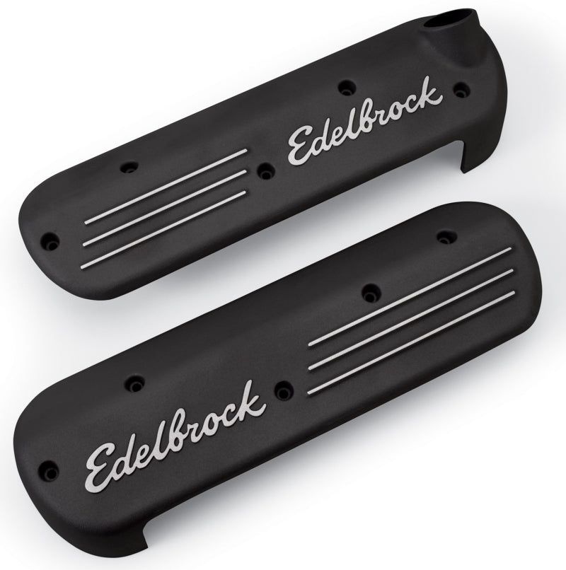 Edelbrock Coil Cover GM Gen 3 LS1 Black Coated Edelbrock Engine Covers