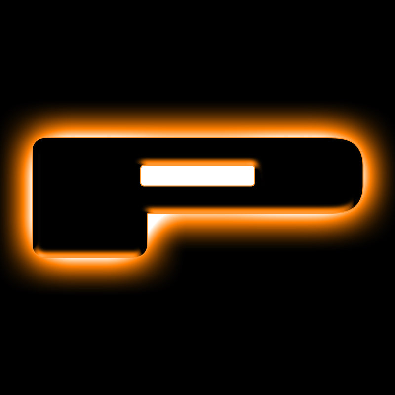 ORACLE Lighting Universal Illuminated LED Letter Badges - Matte Blk Surface Finish - P ORACLE Lighting Light Accessories and Wiring