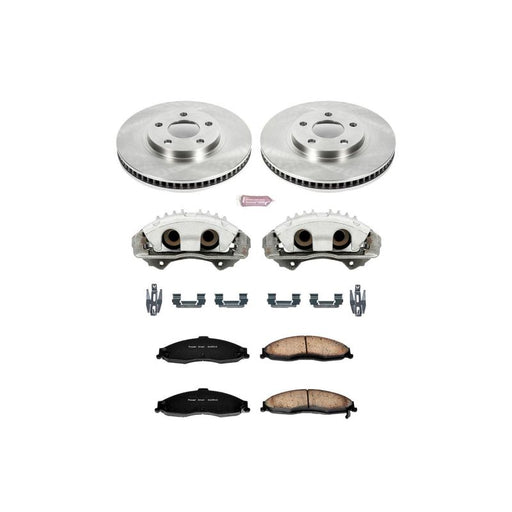 Power Stop 98-02 Chevrolet Camaro Front Autospecialty Brake Kit w/Calipers PowerStop Brake Kits - OE