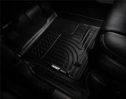 Husky Liners 11-12 Ford SuperDuty Regular Cab WeatherBeater Black Floor Liners Husky Liners Floor Mats - Rubber