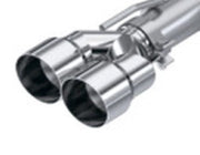 MBRP 3in ID / Dual 4in OD Out Staggered L 9.87in / R 9.37in Single Wall T304 SS Univ Exhaust Tip MBRP Tips