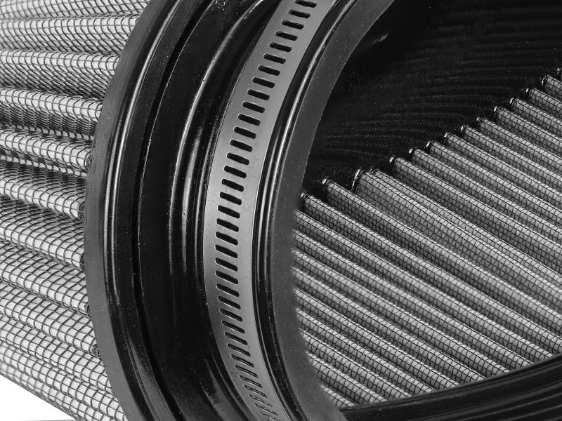 aFe Magnum FORCE Intake Rplcmnt Air Filter (11-3/8x4)IN F x (14x5-1/2)IN B x (12x3-1/2)IN T x 5IN H aFe Air Filters - Universal Fit