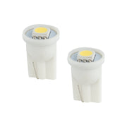 Oracle T10 1 LED 3-Chip SMD Bulbs (Pair) - Cool White ORACLE Lighting Bulbs