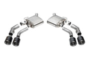 Corsa 2016-2024 Chevrolet Camaro SS / ZL1 Valved Axle-Back Exhaust w/ Carbon Fiber Quad Tips CORSA Performance Axle Back
