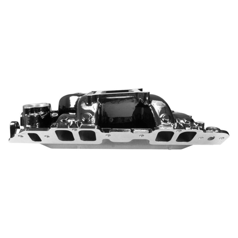 Edelbrock B/B Chev Rect Port RPM Air-Gap Manifold - Black Plasma Finish Edelbrock Intake Manifolds
