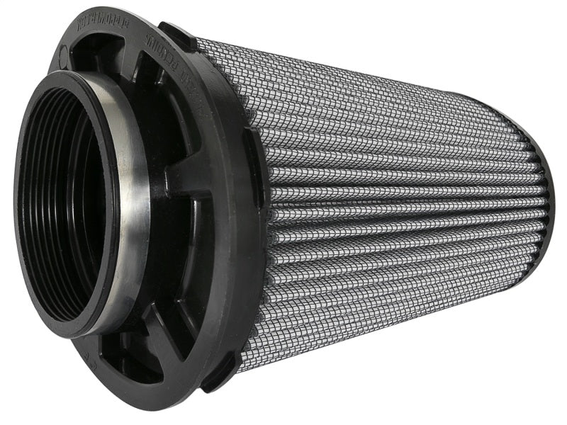 aFe Magnum FLOW Pro DRY S Universal Air Filter F-4in. / B-(8X6.5) MT2 / T-(5.25 X 3.75) / H-7.5in. aFe Air Filters - Universal Fit