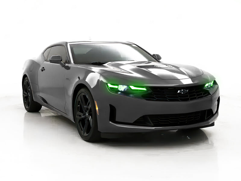 Oracle 19-21 Chevy Camaro LS/LT RGB+A Headlight DRL Kit - ColorSHIFT w/ RF Controller ORACLE Lighting Headlights