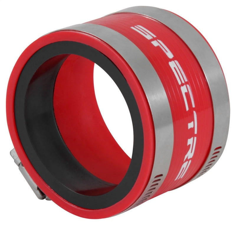 Spectre Coupler 3in. (PVC) w/Insert - Red Spectre Silicone Couplers & Hoses