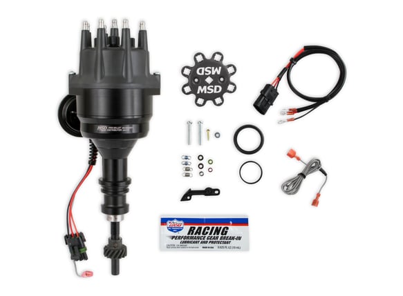 MSD Black Distributor, Ford 289/302, Ready-to-Run, Steel Gear 835231 MSD Autoparts