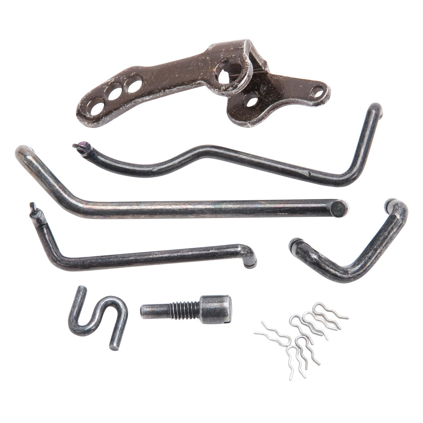 Carburetor Accelerator Linkage #1873 for AVS2 Carbs, Black Zinc Plated