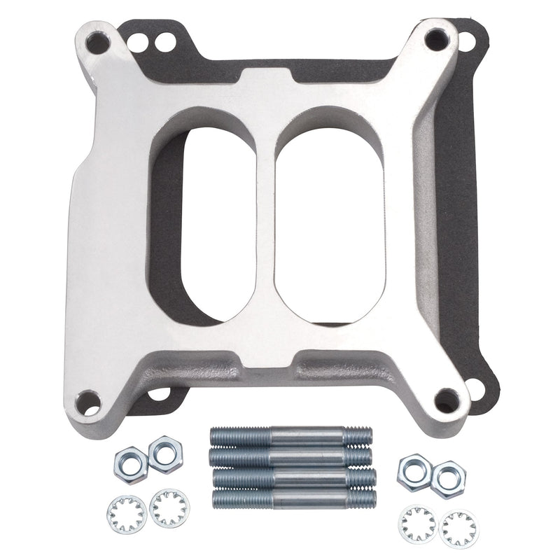Carburetor Spacer #8714 Divided Center 1in Thick For 2-Plane Manifolds