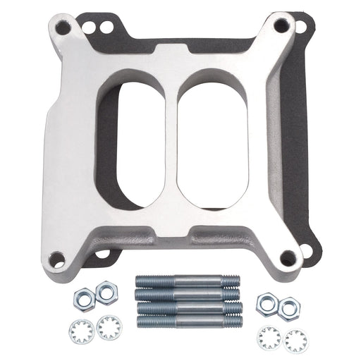 Carburetor Spacer #8714 Divided Center 1in Thick For 2-Plane Manifolds