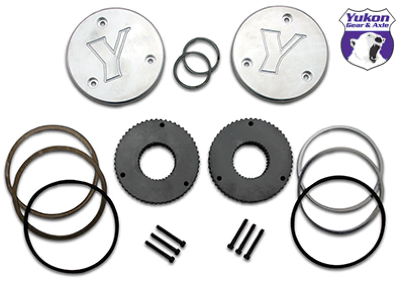 Yukon Gear Hardcore Drive Flange Kit For Dana 44 / 30 Spline Outer Stubs. Non-Engraved Caps Yukon Gear & Axle Differential Install Kits