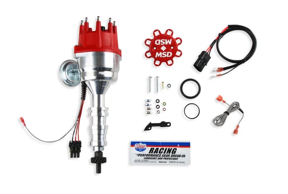 MSD Distributor, Ford FE, Ready-to-Run, Steel Gear 85951 MSD Autoparts