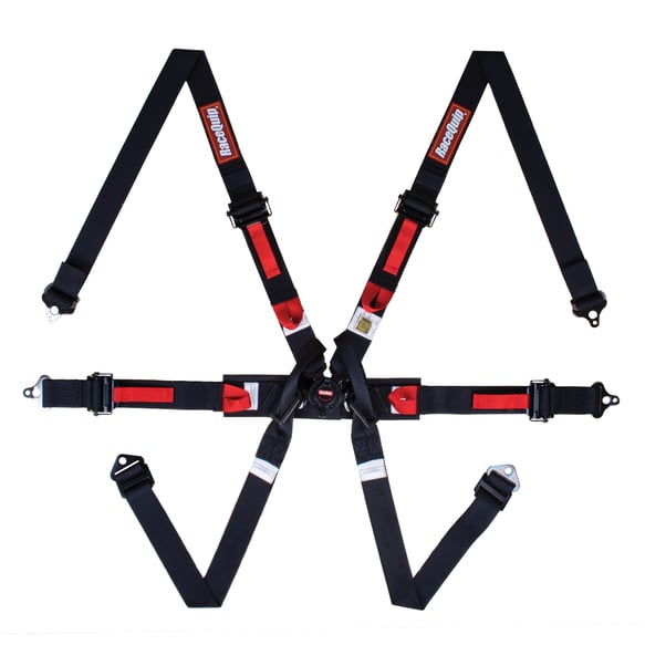 RaceQuip FIA 6 Point Camlock Harness Set 857007RQP RACEQUIP Autoparts