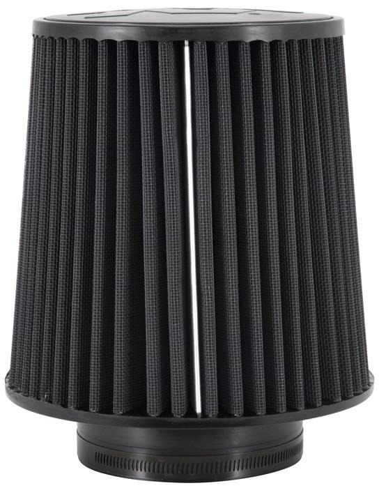 K&N Universal Rubber Filter-Round Tapered 4.5in Flange ID x 8in Base OD x 6.625in Top OD x 8in H K&N Engineering Air Filters - Universal Fit