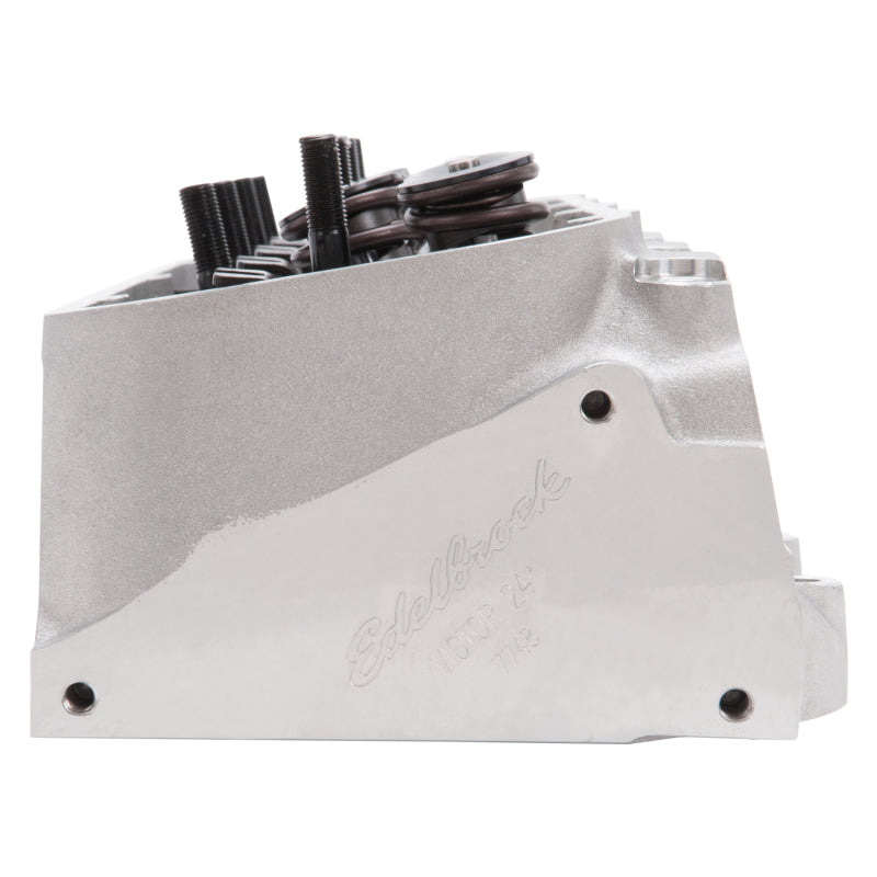 Edelbrock Cyl Head BBC Victor Jr 24 Deg Rect Port 300cc 106cc Combustion Chamber Edelbrock Heads