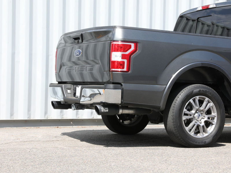 aFe Vulcan Series 3in 304SS Cat-Back w/ Black Tips 15-20 Ford F-150 V6 2.7L/35L(tt) / V8 5.0L aFe Catback