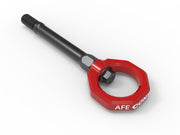 aFe CONTROL Front Tow Hook Red aFe Tow Hooks