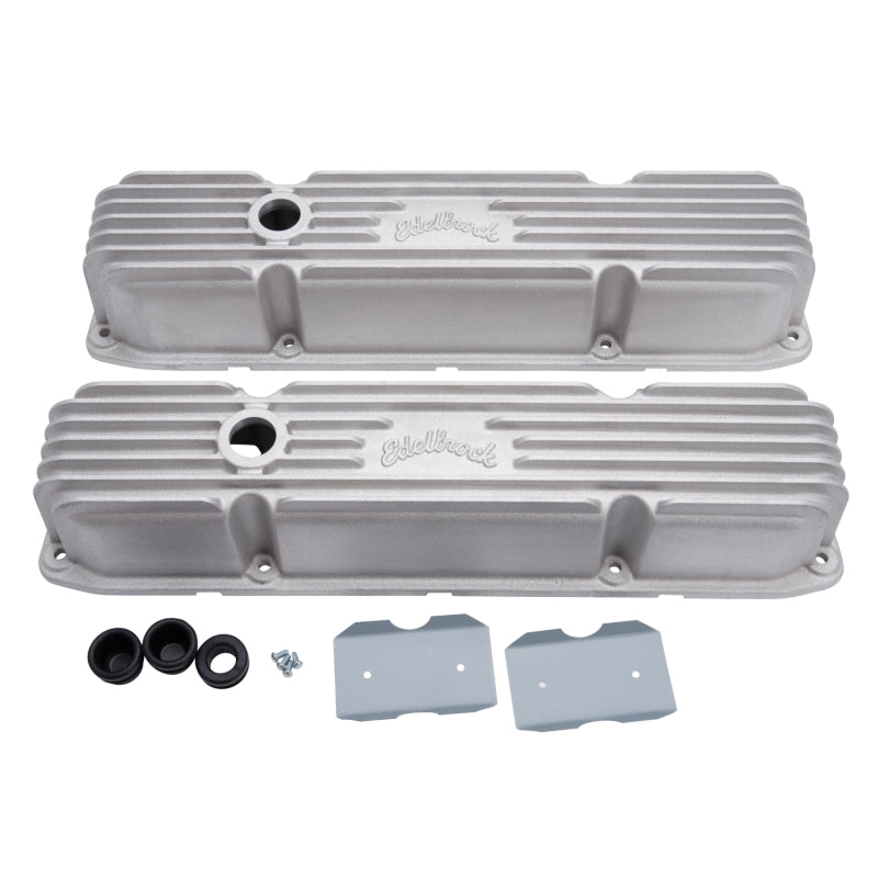 Edelbrock Valve Cover Classic Series Chrysler 383/440 CI V8 Satin Edelbrock Valve Covers