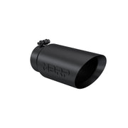 MBRP Universal Tip 5 O.D. Dual Wall Angled 4 inlet 12 length - Black Finish MBRP Tips