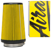 Airaid Universal Air Filter - Cone 4in FLG x 6in B x 4-5/8in T x 9 H Airaid Air Filters - Universal Fit