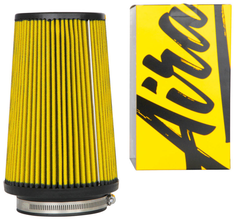 Airaid Universal Air Filter - Cone 4in FLG x 6in B x 4-5/8in T x 9 H Airaid Air Filters - Universal Fit